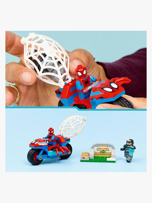 LEGO Spidey 11206 Spidey på sin motorcykel mod Rhino