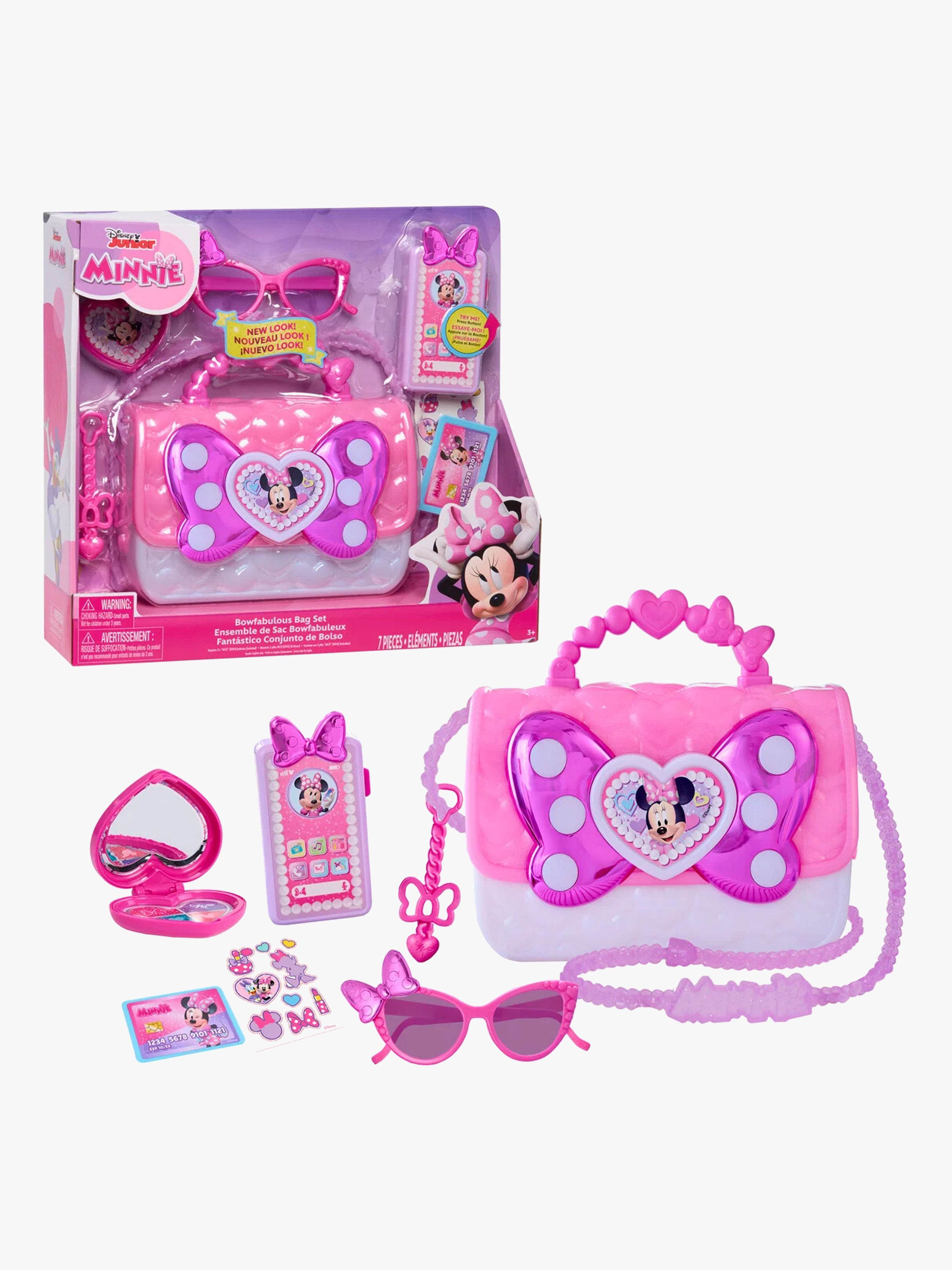 Disney Minnie Mouse Taske Med Tilbehør