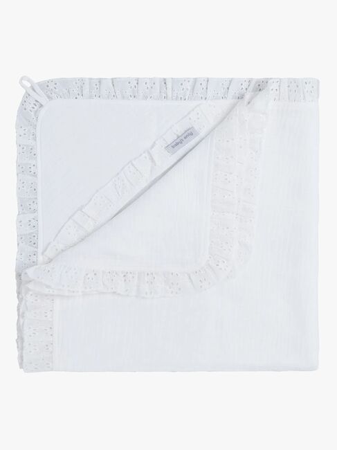 Baby's Only Hooded Baby Tæppe Calm, White