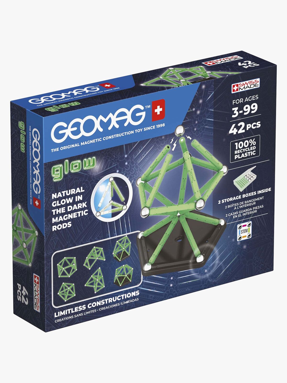 Geomag GLOW Byggesæt 42 Dele
