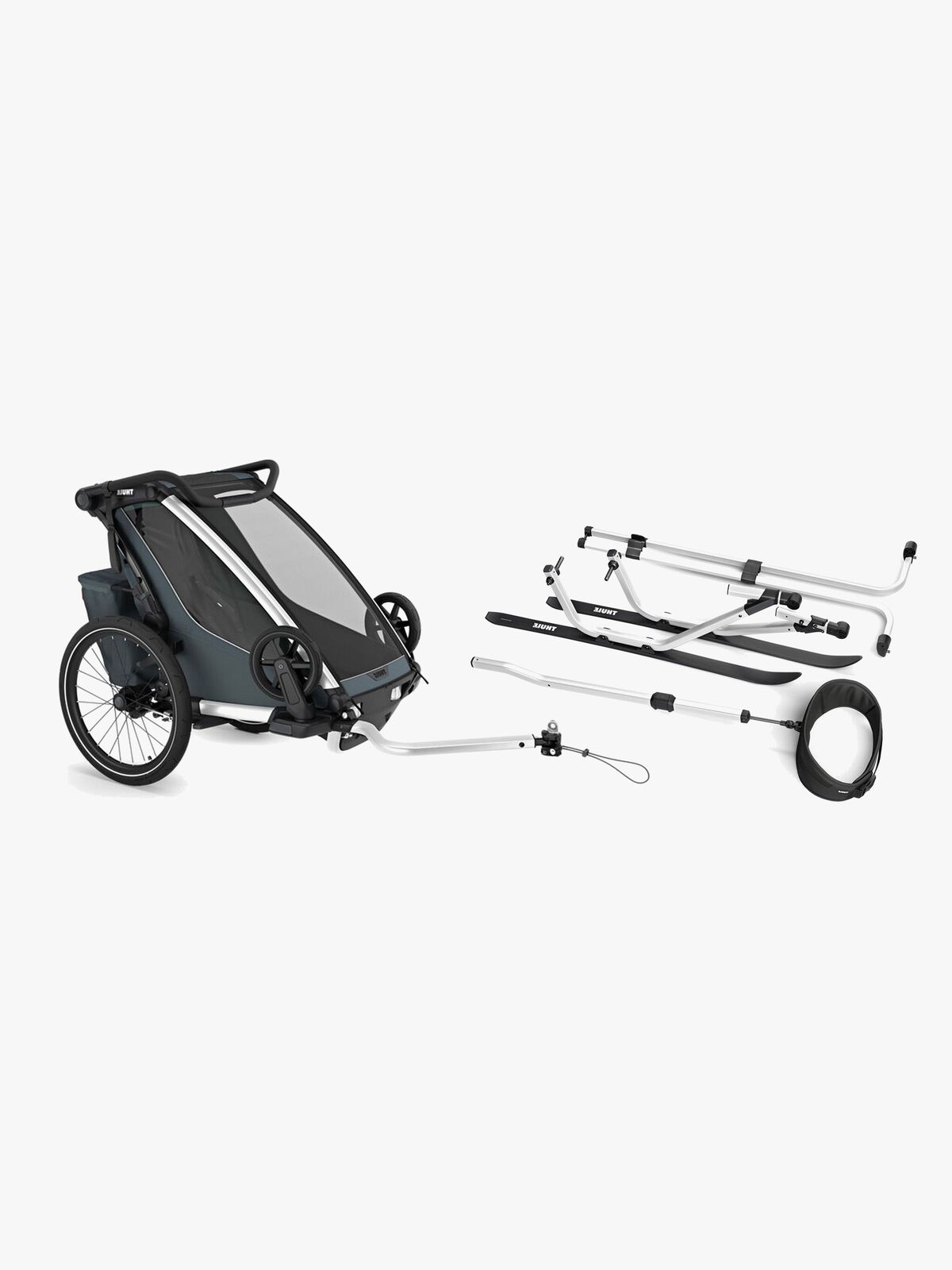 Thule Chariot Cross 1 Cykelanhænger inkl. Skisæt, Dark Slate G3