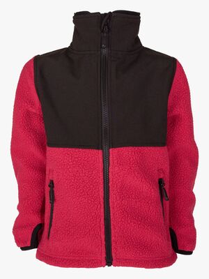 Lindberg Ramund Fleecetrøje, Cerise