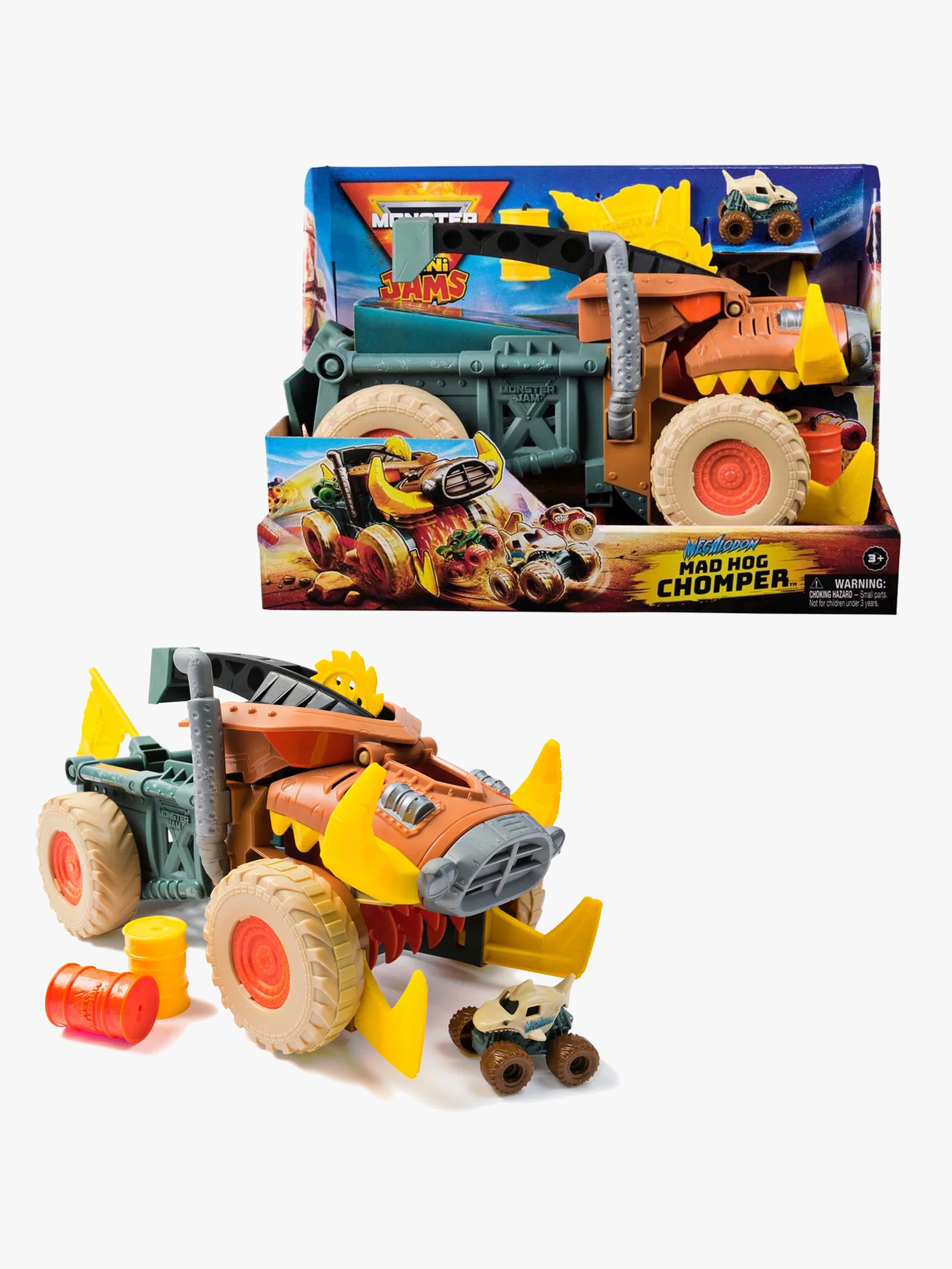 Monster Jam Mini Mad Hog Sweeper Legesæt