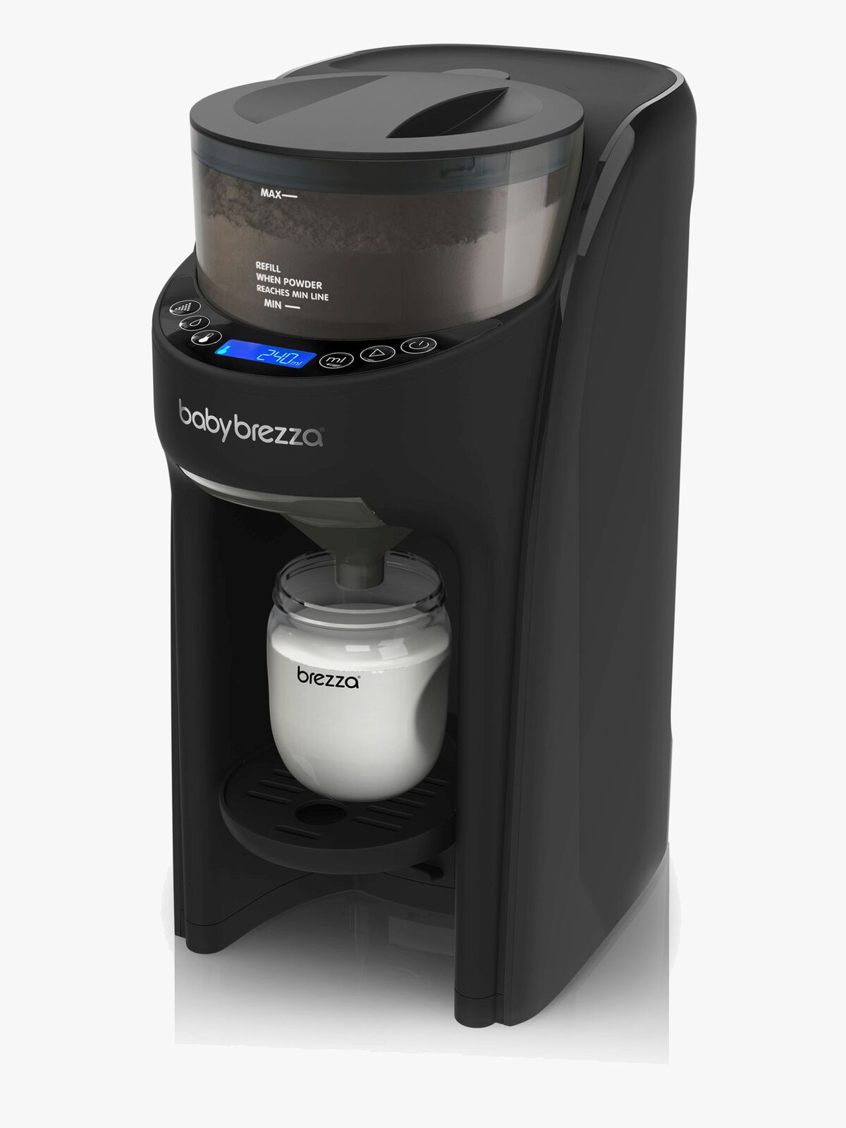 Baby Brezza Formula Pro Advanced Modermælkserstatnings- og Vællingemaskine, Black