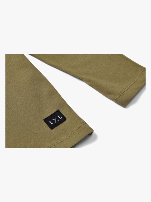 Luca & Lola Abel Langærmet T-Shirt 2-pak, Grey Melange/Brown