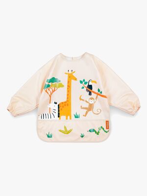 Miniland Langærmet Hagesmæk med Lomme, Jungle