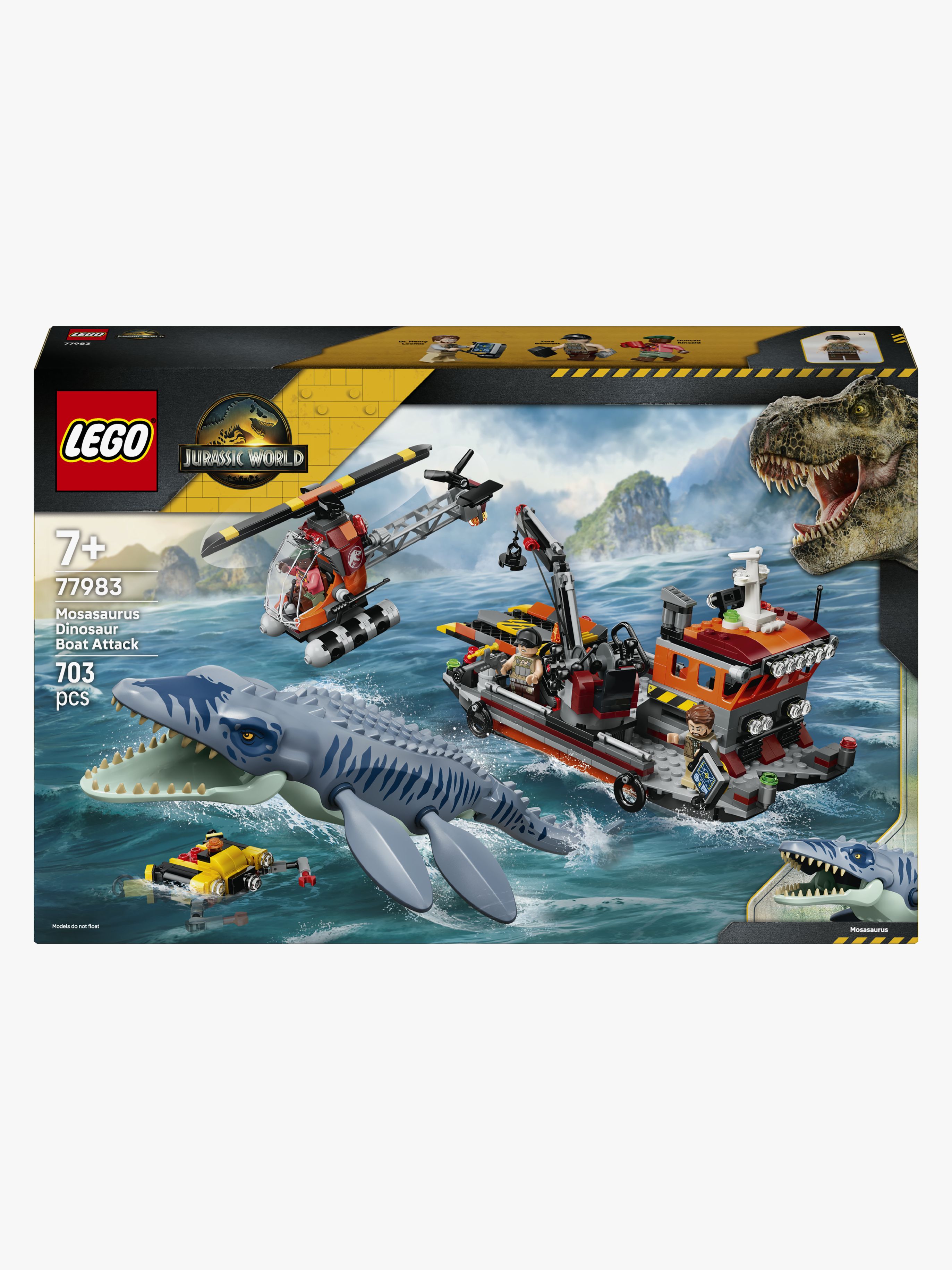LEGO Jurassic World 77983 Mosasaurus-dinosaurens bådangreb