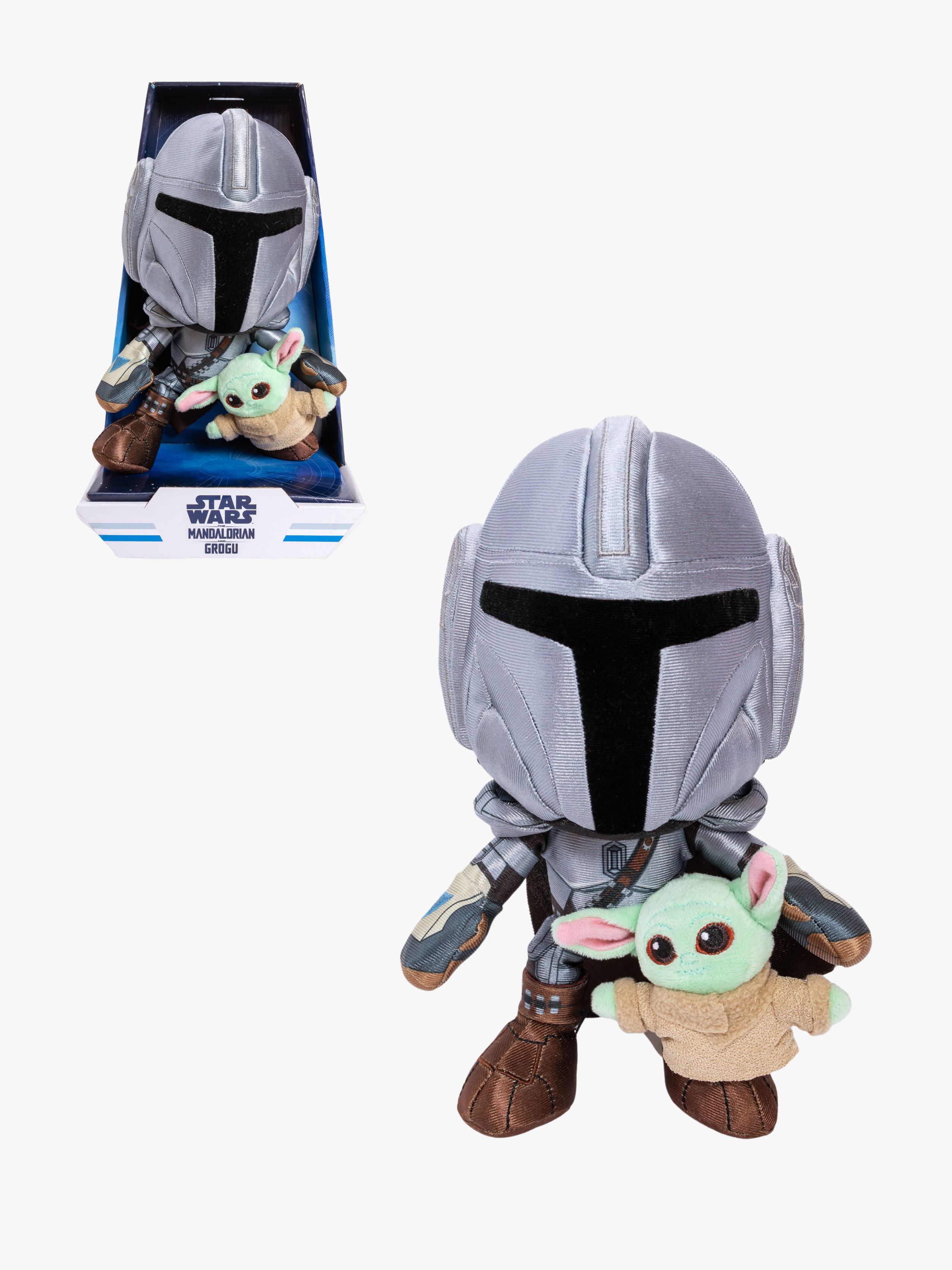 Disney Star Wars Bamse the Mandalorian med Mini Grogu