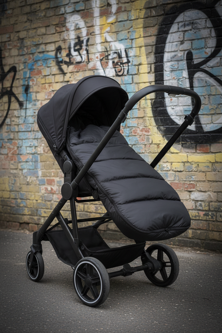 KONG.WALTHER Østerbro Kørepose, Black