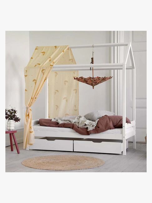 Hoppekids Ole Lukoie Sengegardin 70x160, Gul