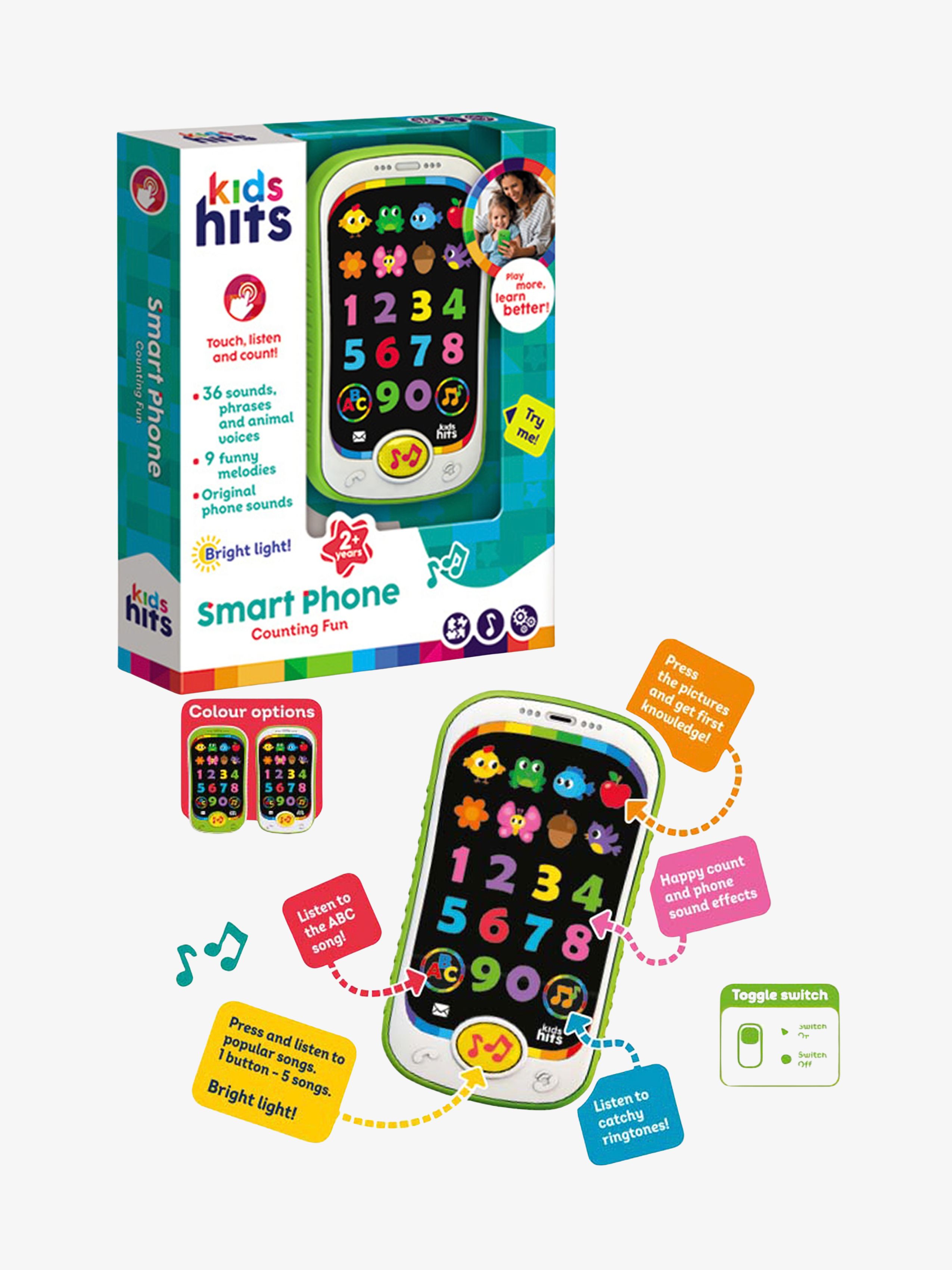 Kids Hits Aktivitetstelefon Smart Phone Counting Fun