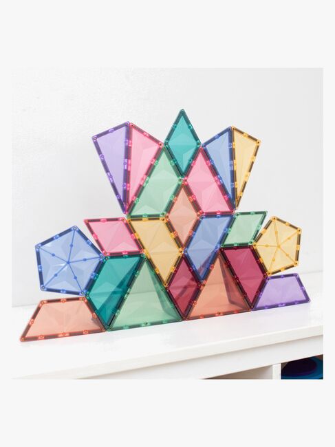 Connetix Magnetiske Byggeklodser Pastel Shape Udvidelsessæt 48 Dele