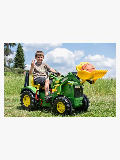 Rolly Toys X-Trac Premium John Deere 8400R Pedaltraktor, Grøn
