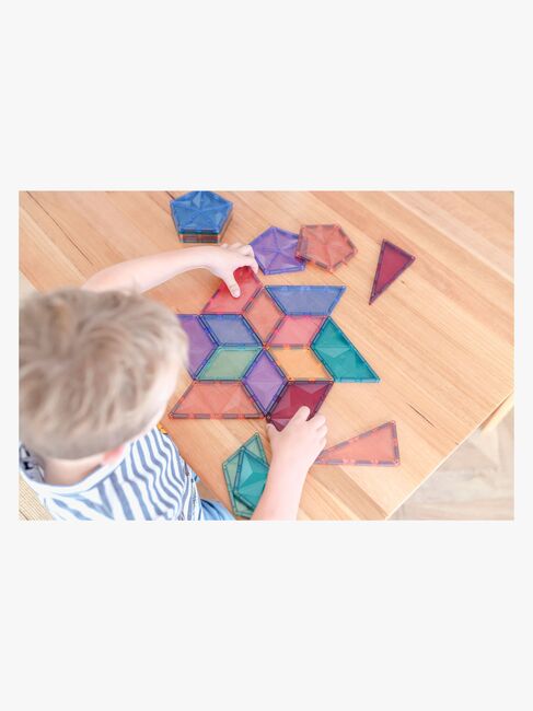 Connetix Magnetiske Byggeklodser Pastel Shape Udvidelsessæt 48 Dele