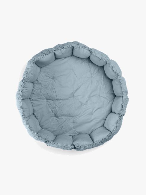 Play&Go Organic Bloom Legetæppe, Dusty Blue