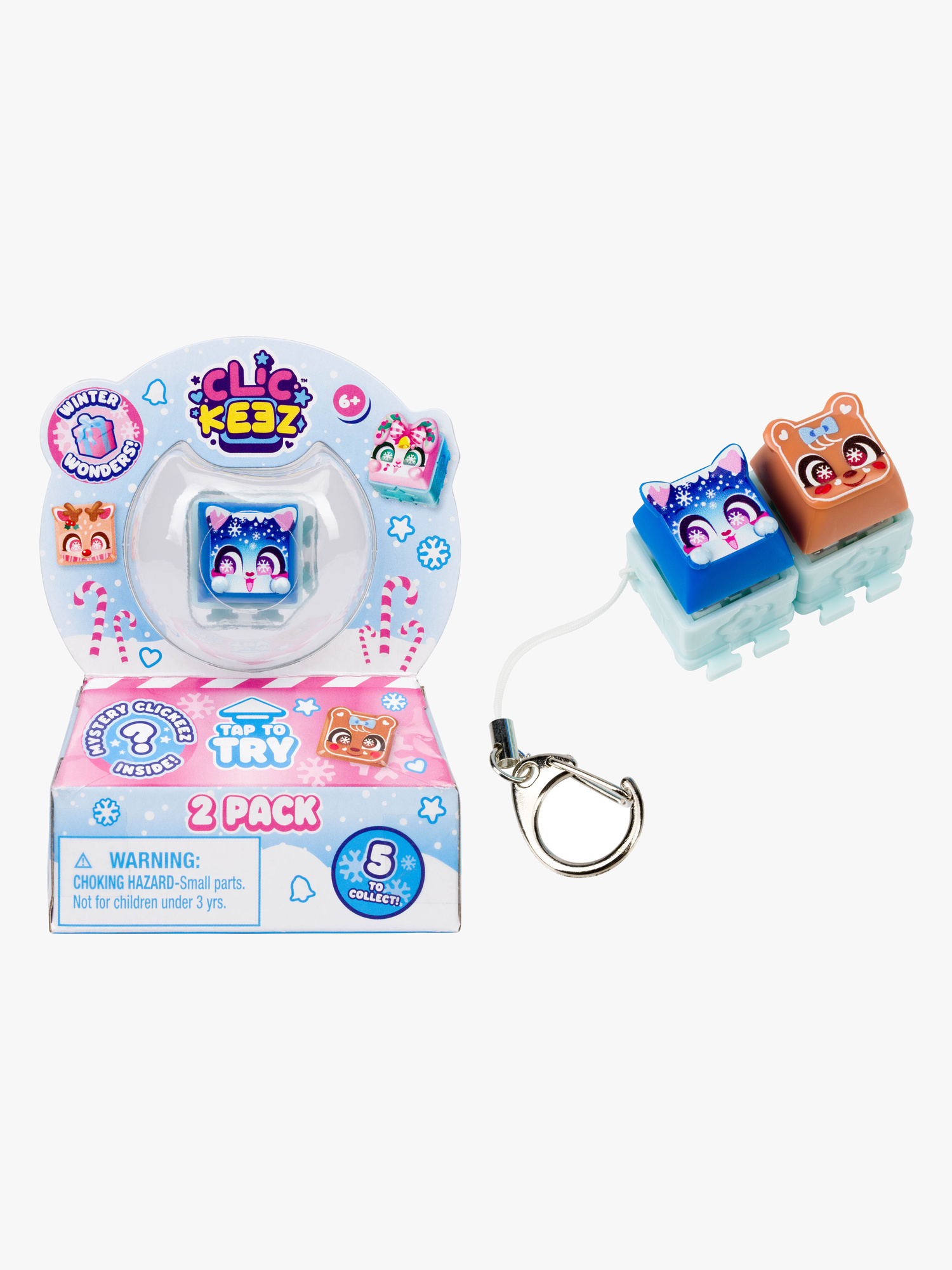 Clickeez Fidget-Legetøj Holiday 2-Pak