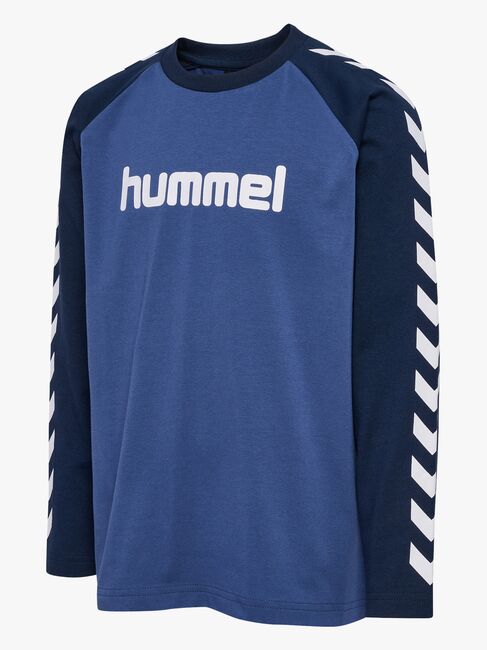 Hummel Boys  Langærmet T-shirt, True Navy