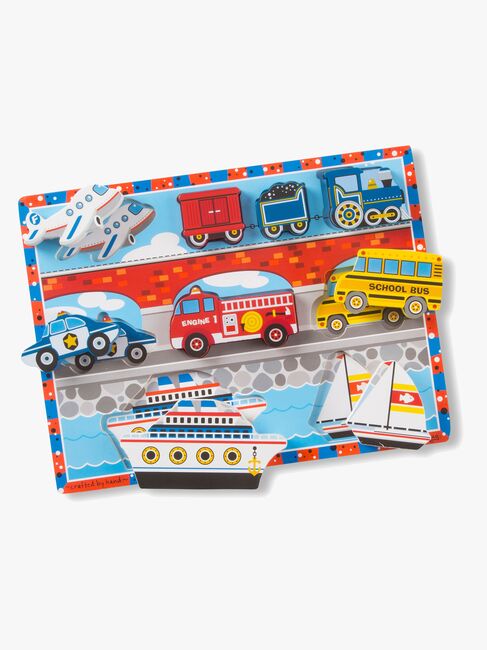 Melissa & Doug Puslespil Biler 9 Brikker