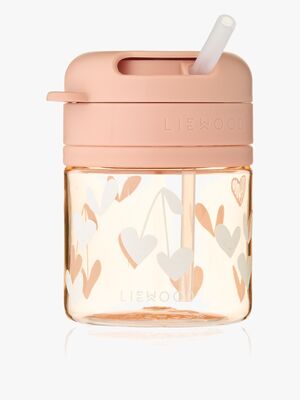 LIEWOOD Pavia Tritan Sugerørskop 280 ml, Sweethearts/Pale tuscany