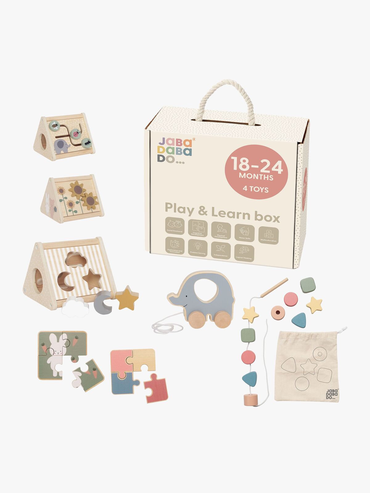 Jabadabado Aktivitetssæt 18-24 Måneder