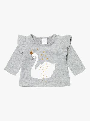 Luca & Lola Alessandra Trøje Baby, Grey Melange