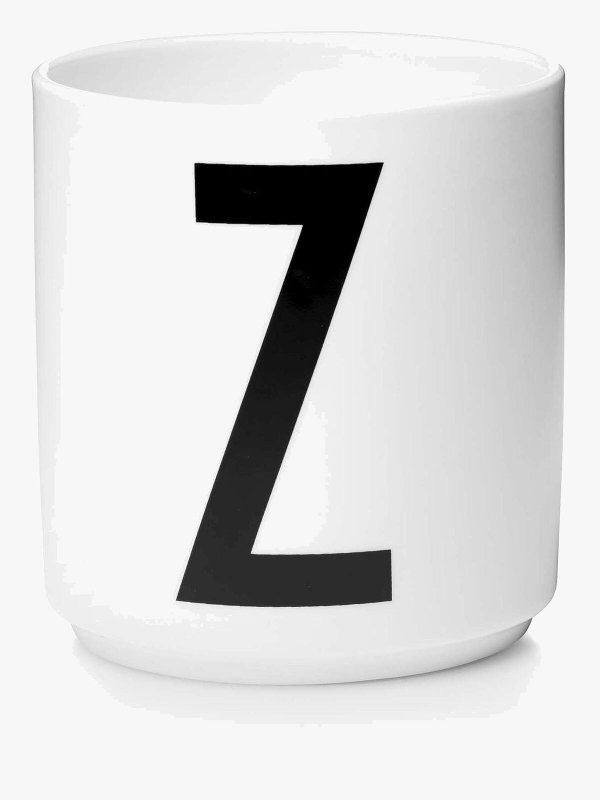 Design Letters Kop Porcelæn Z, Hvid