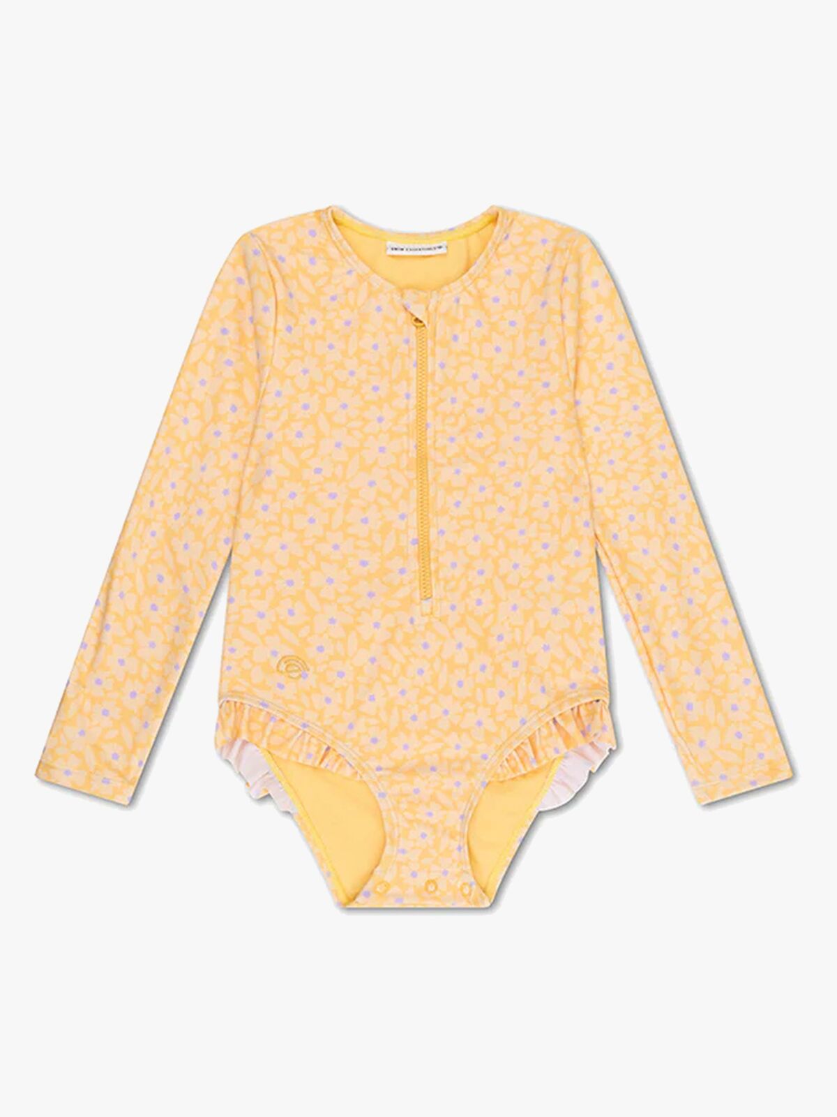 Swim Essentials  Langærmet UV-Dragt, Florish Yellow