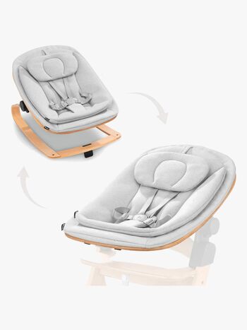 Hauck Eco 3-i-1 Skråstol til Højstol, Light Grey