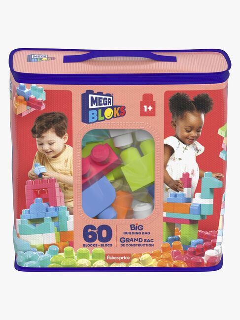 Mega Bloks Stor Byggetaske First Builders, 60 dele