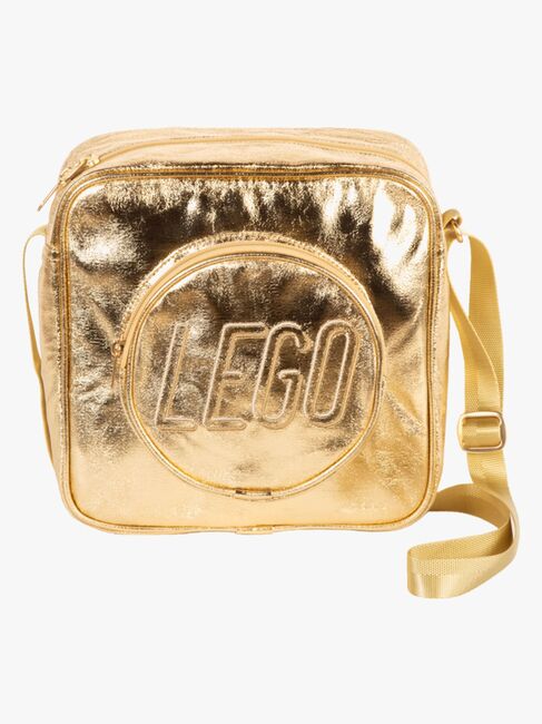 LEGO® Brick Skuldertaske 8,5L, Guldfarvet