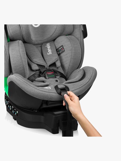 Lionelo Harmony i-Size Autostol, Grey Concrete Bamboo