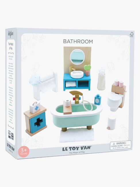 Le Toy Van Badeværelse Dukkehusmøbler 19 Dele