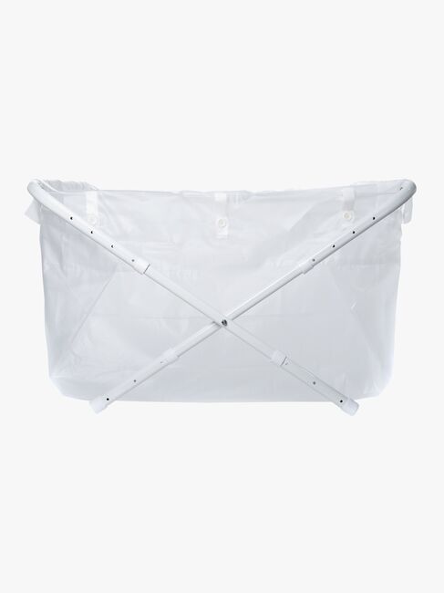 BiBaBad Flexi Sammenklappeligt Badekar 80-100 cm Transparent