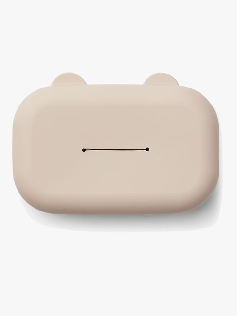 LIEWOOD Emi Opbevaringskasse til Vådservietter Silikone, Sandy