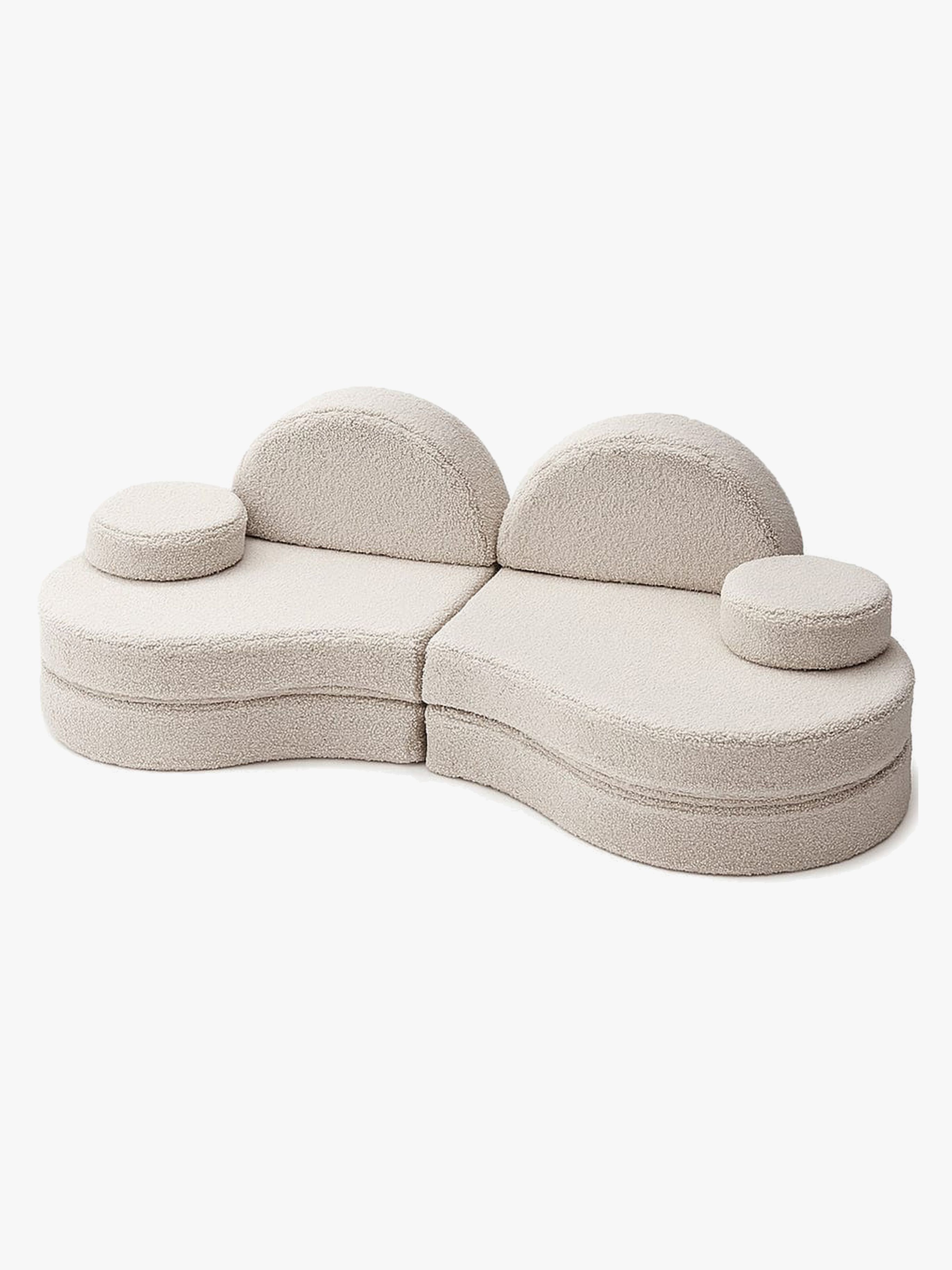 MeowBaby Bearly Sofa Coccolo, Lysegrå, Børnemøbler, Indretning børneværelse