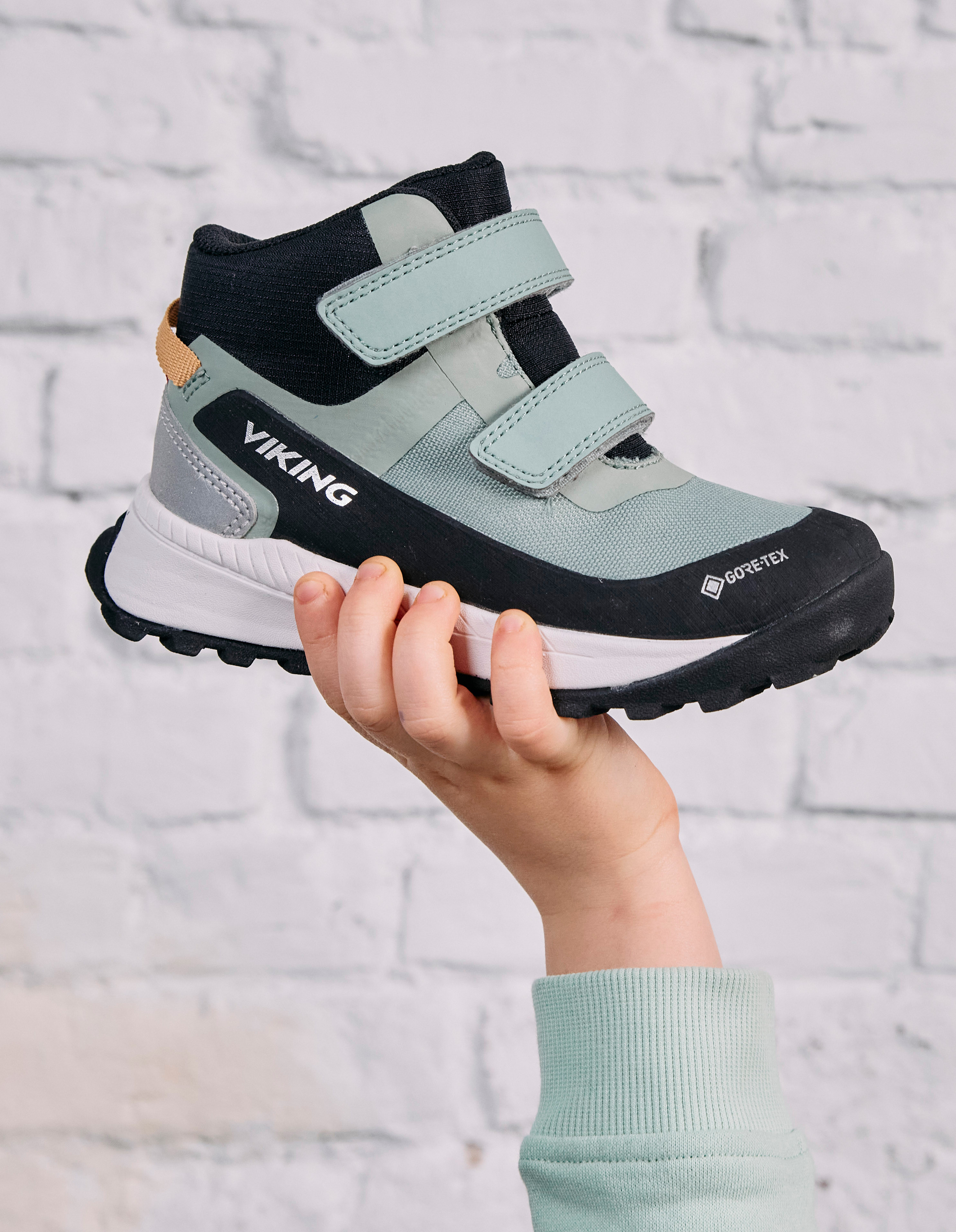 Viking Expower Mid GTX 2V Sneakers, Green, 26