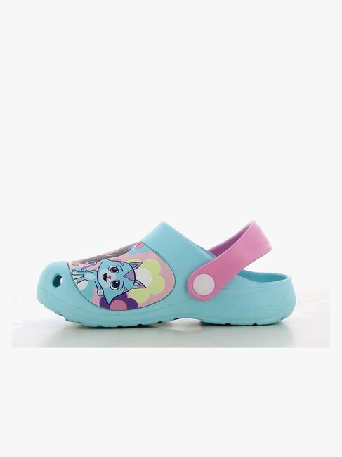 Gabby's Dollhouse Clogs, Turkish Blue/Fuchsia