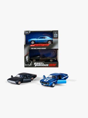 Jada Toys Fast & Furious Biler Dubbelpack Dodge Charger & Chevrolet Camaro 1:32