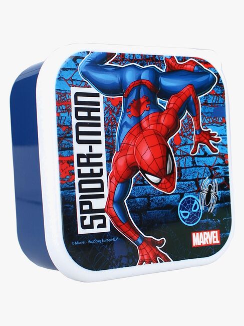 Marvel Spider-Man 3 in 1 Madkasse Let's Eat!, Navy