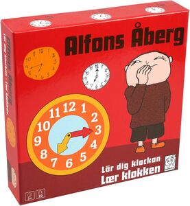 Alfons Åberg Børnespil 20 Brikker Lær Klokken