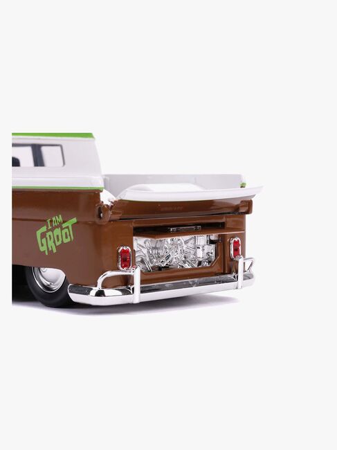 Jada Toys Marvel Bil med Figur Groot & Volkswagen Kombi Pickup 1:24