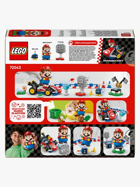 LEGO Super Mario 72043 Mario Kart – Interaktiv LEGO Mario og Standard Kart