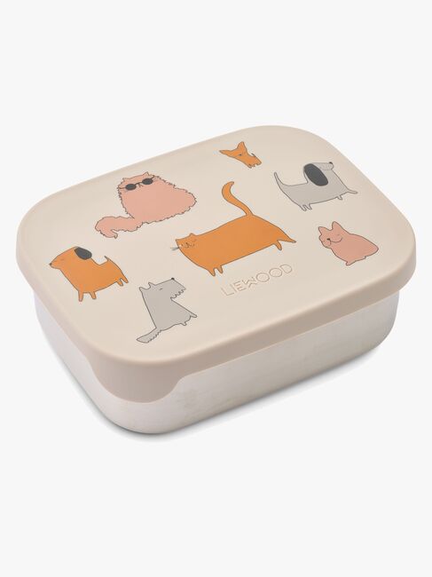 LIEWOOD Arthur  Mønstret Madkasse, Cats & Dogs/Sandy
