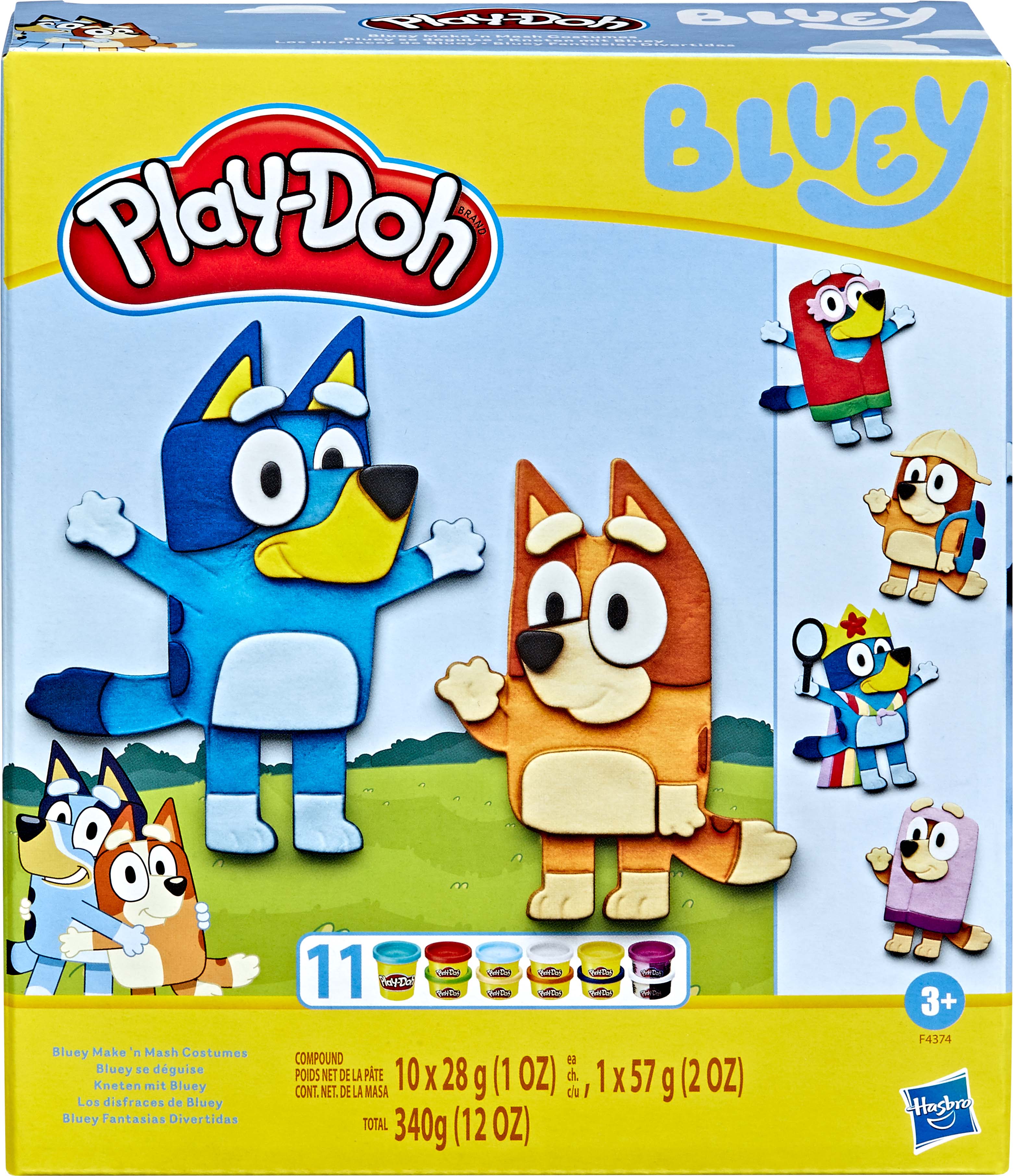 Play-Doh Bluey Modellervoks Kostume