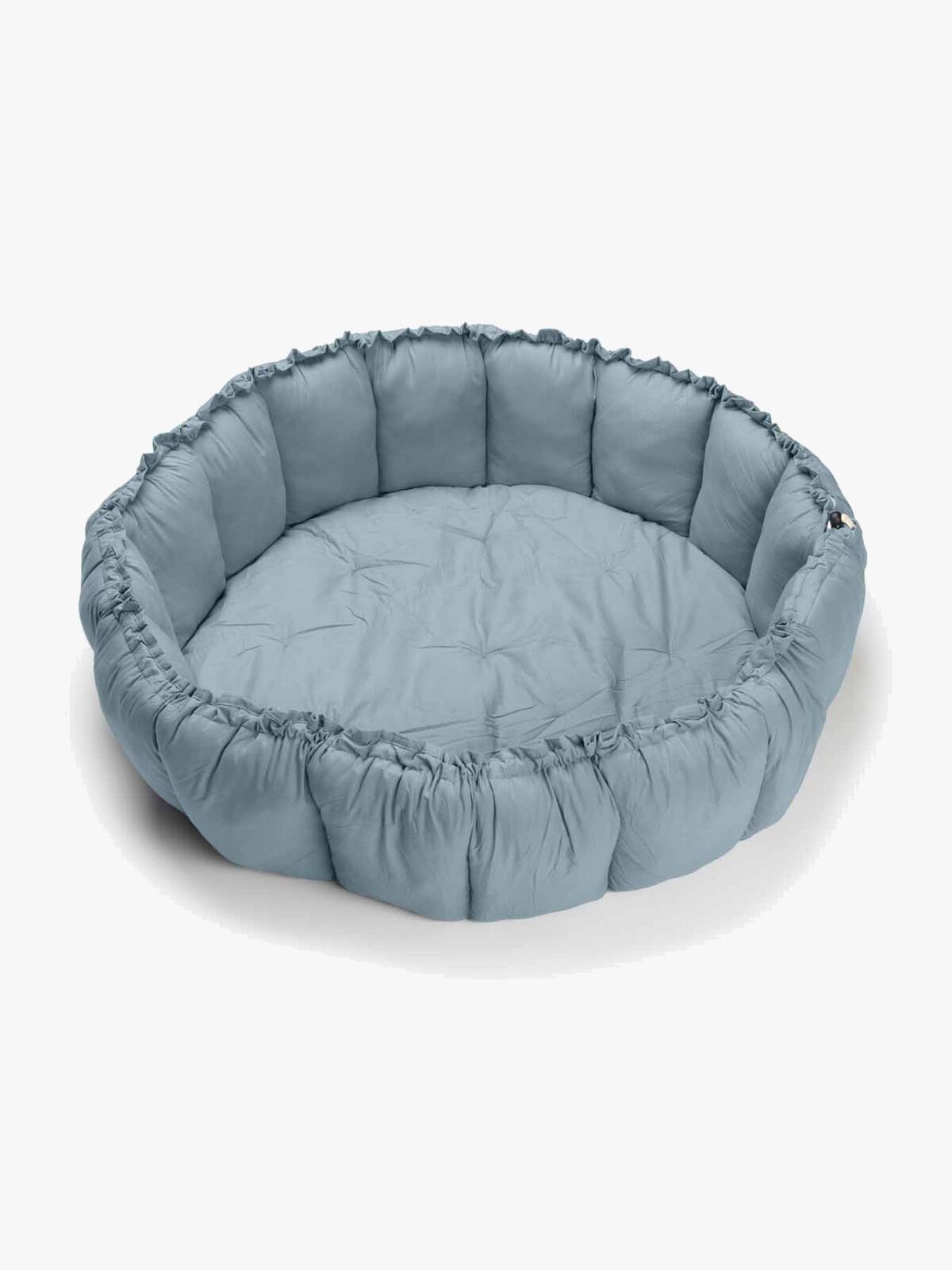 Play&Go Organic Bloom Legetæppe, Dusty Blue