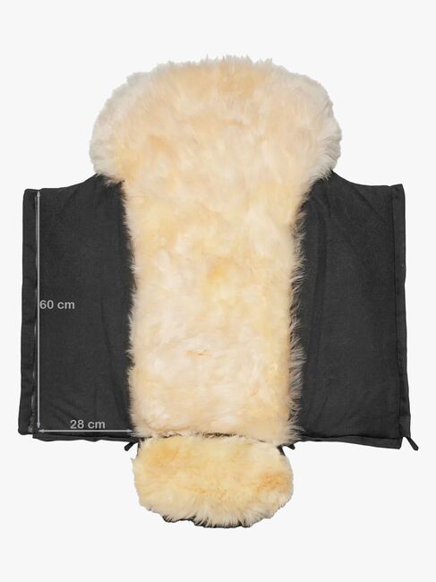 Nordlys Saga Lammeskindskørepose, Grey