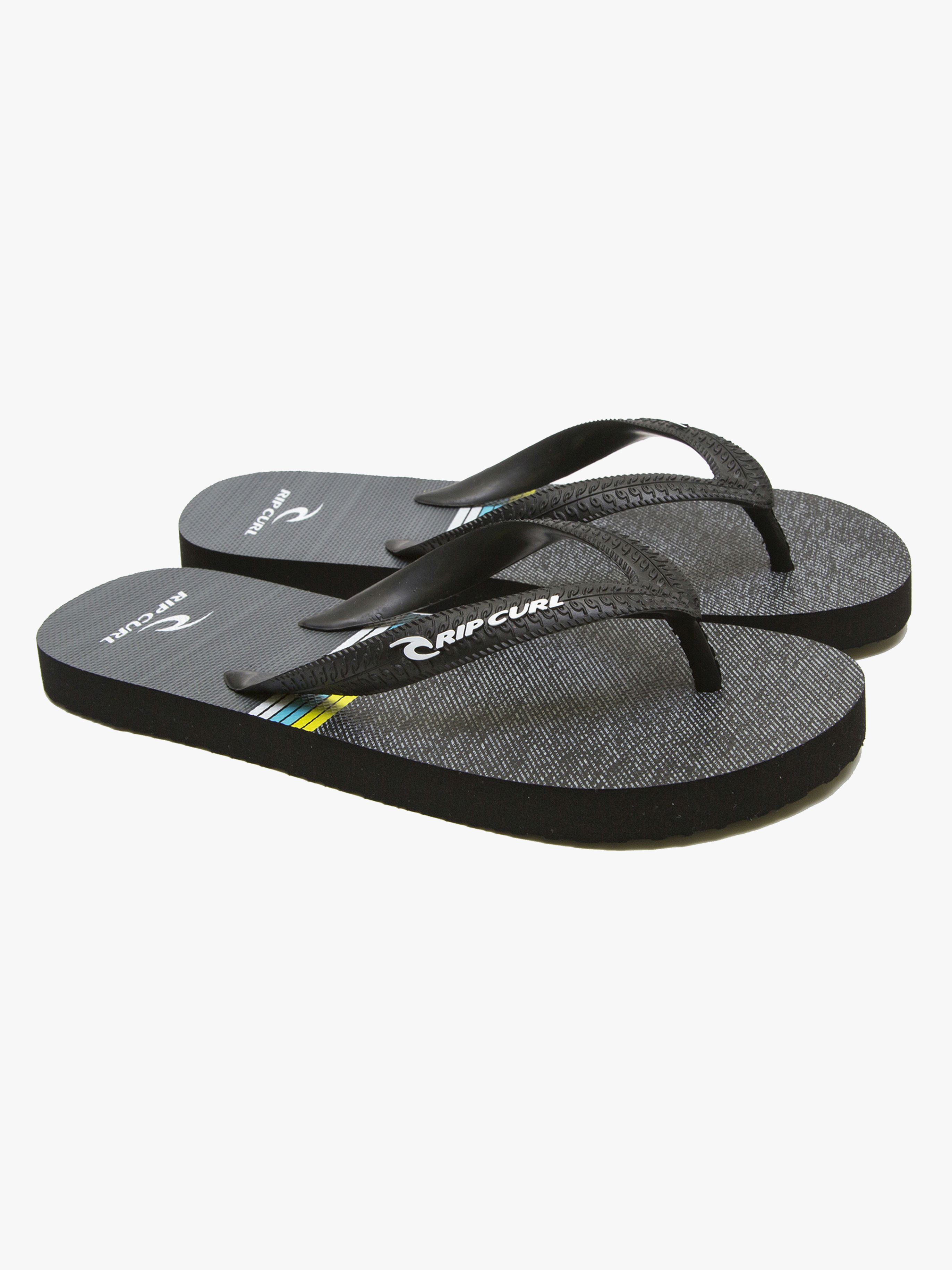 Rip Curl Kids Art Klipklapper, Black/White 30