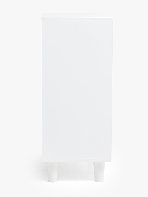 Alice & Fox DELTA Bogreol med Opbevaringskasse, Hvid