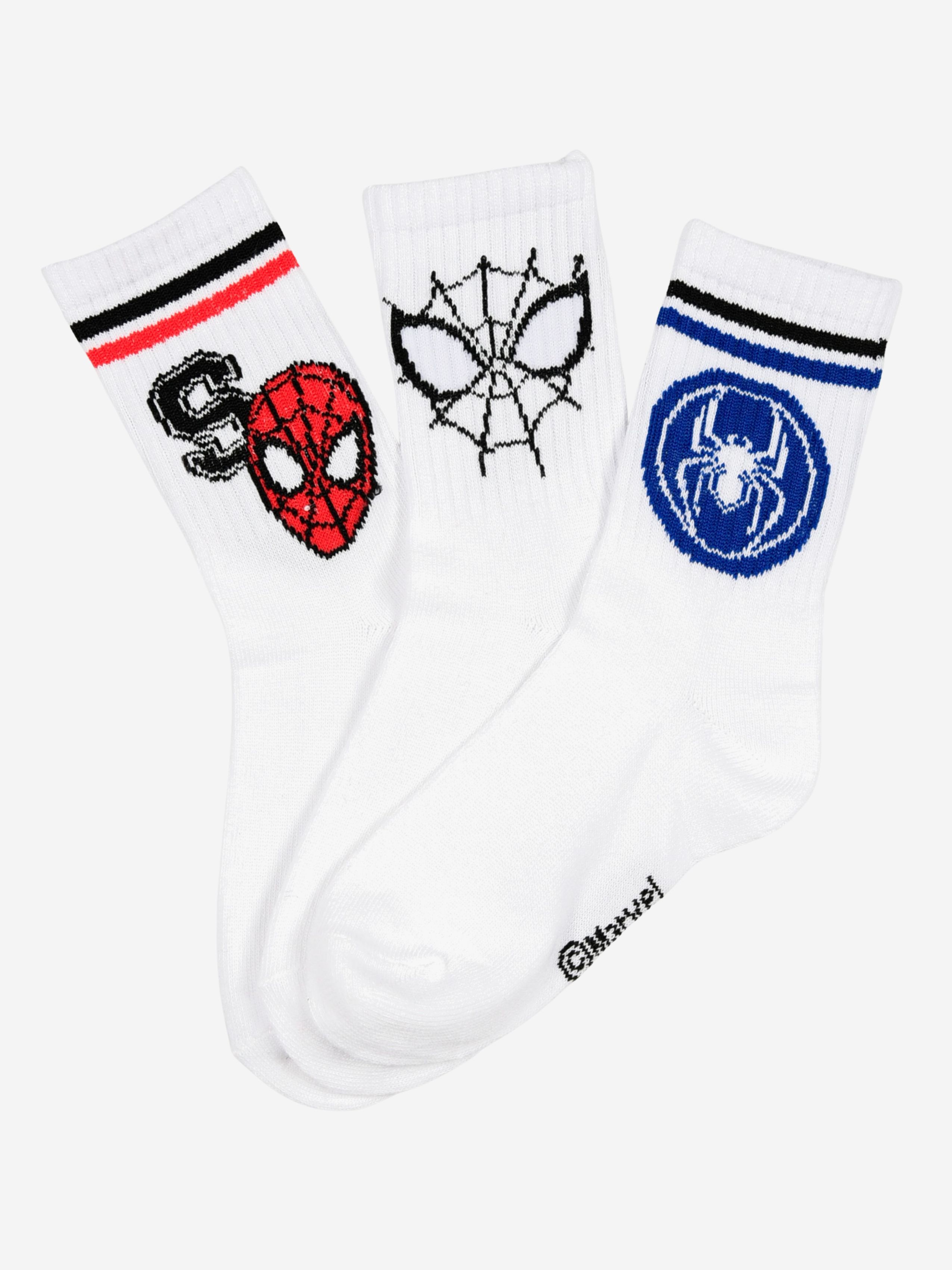 Marvel Spider-Man Strømper 3-pak, Multifarvet, 27-30