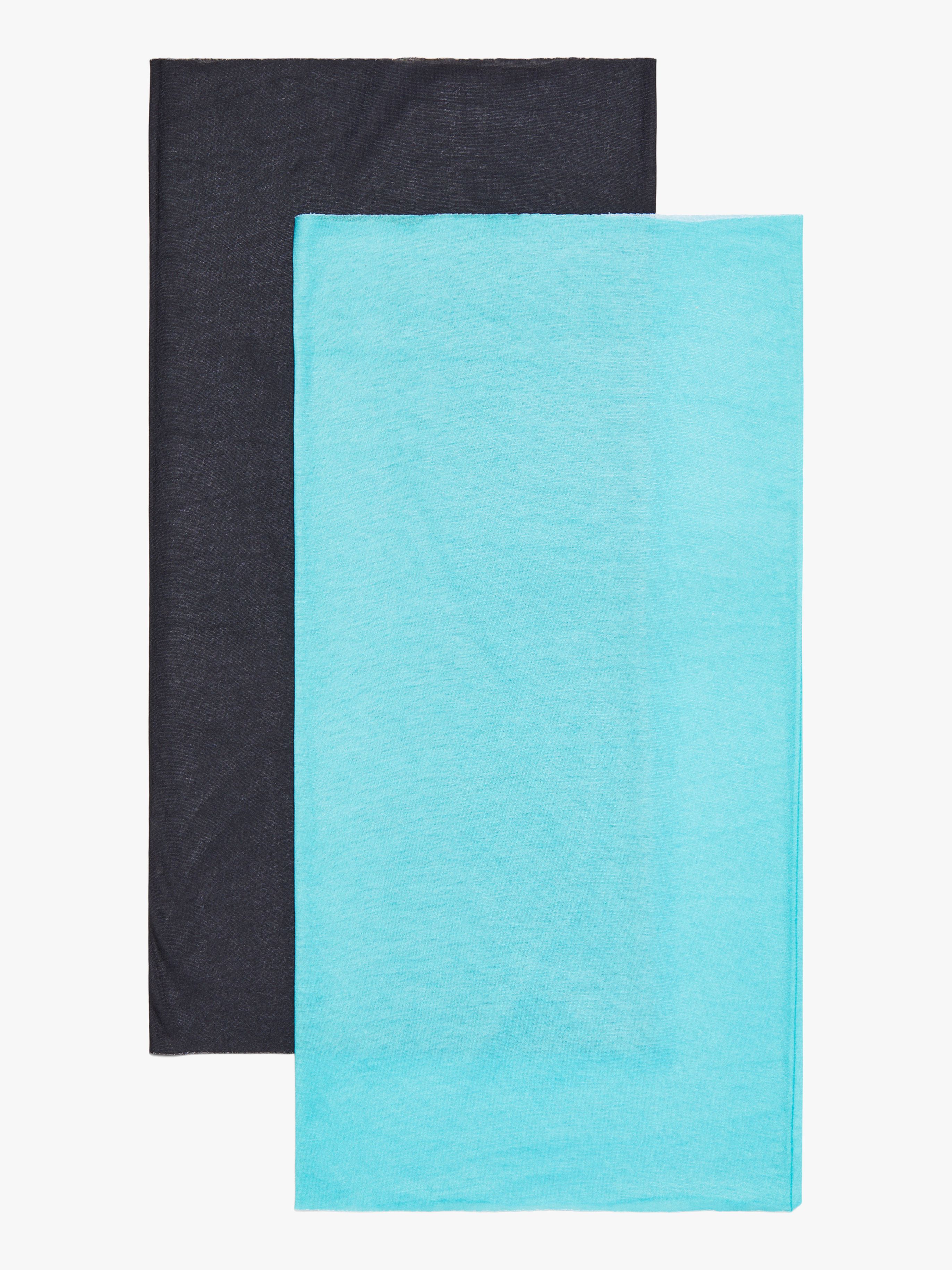 Nordbjørn Bjørli Halsedisse 2-pak, Black/Aqua Sea
